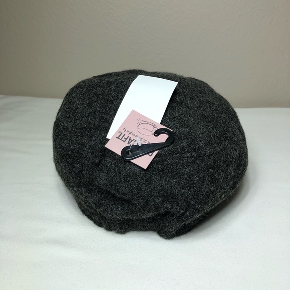 David & Young Cadet Cap Unisex One Size Dark Gray Elastic Band Back Lined Hat - Picture 6 of 12